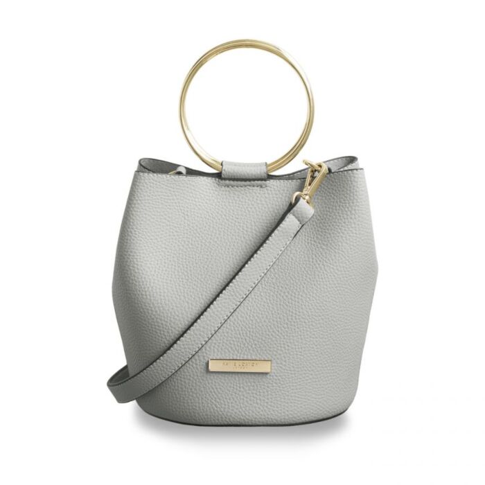 Katie Loxton Suki Mini Bucket Bag | Pale Grey-3